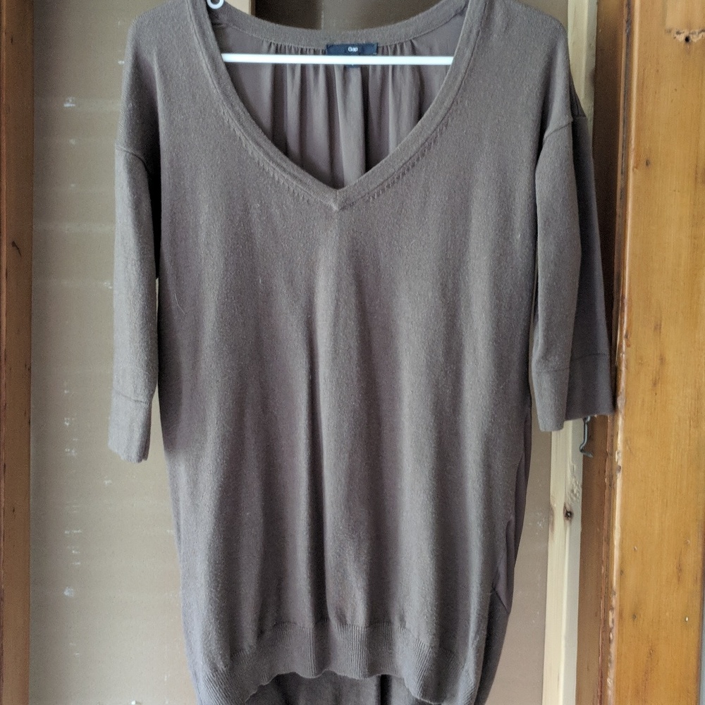 Gap satin back sweater